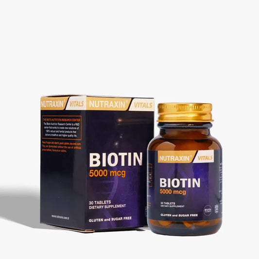 Nutraxin Biotin Tablets 5000 mcg