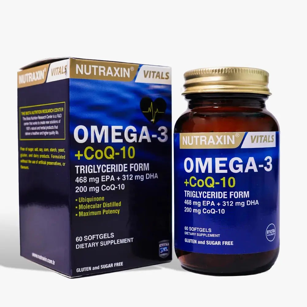 Nutraxin Omega-3 + CoQ-10 Softgels