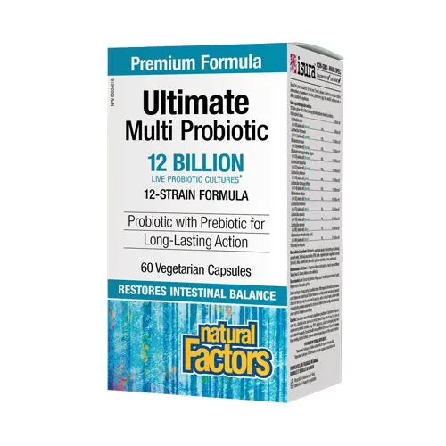 Natural Factors Ultimate Multi Probiotic 12 Billion