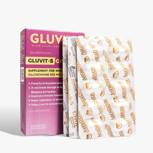 Gluvit-s Glutathione 500 mg 30 Capsules