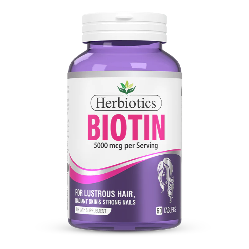 Biotin 5000 mcg (Top-Rated Biotin in Pakistan for Rapid Hair Growth)