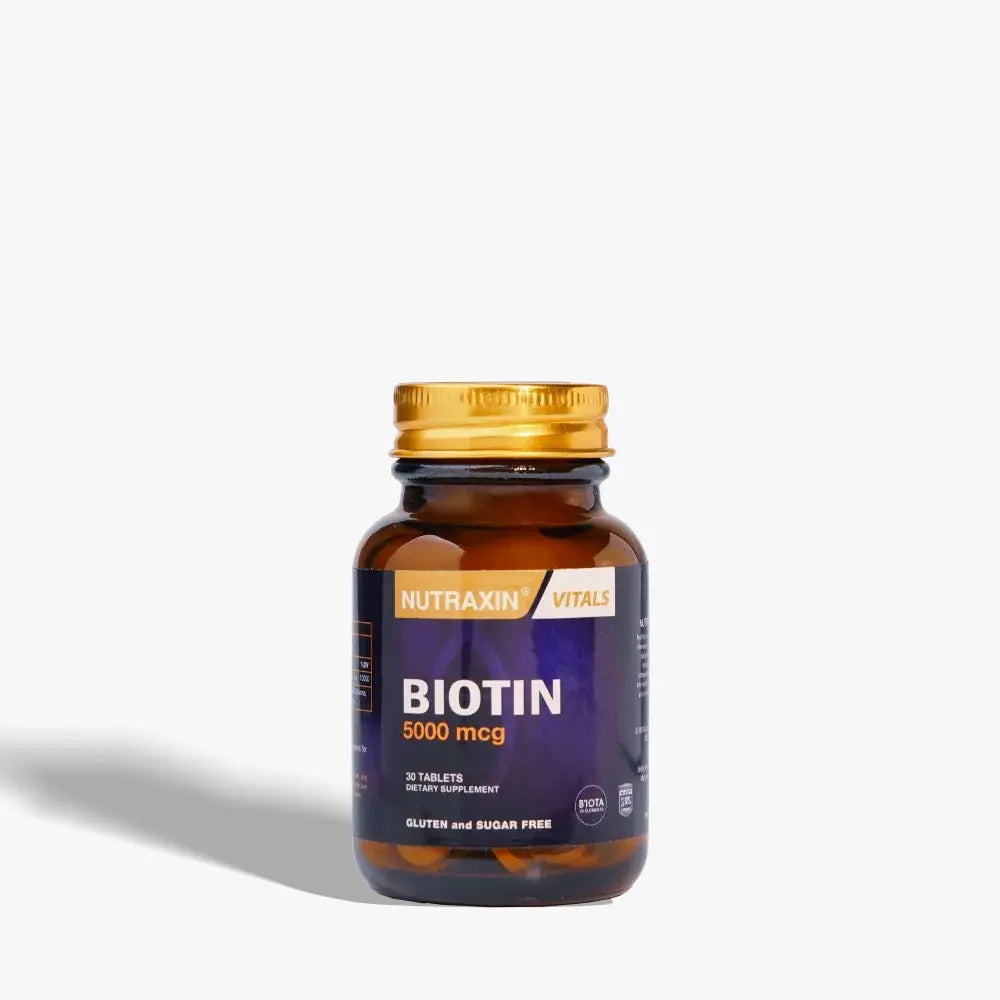 Nutraxin Biotin Tablets 5000 mcg