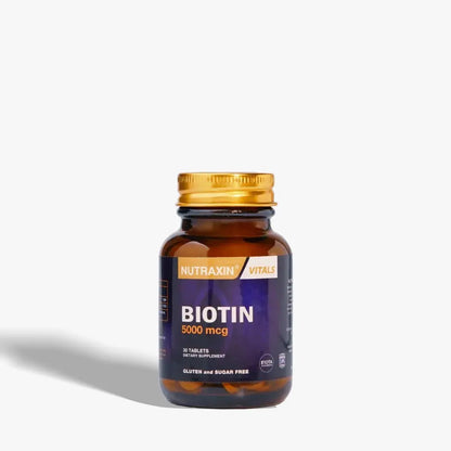 Nutraxin Biotin Tablets 5000 mcg