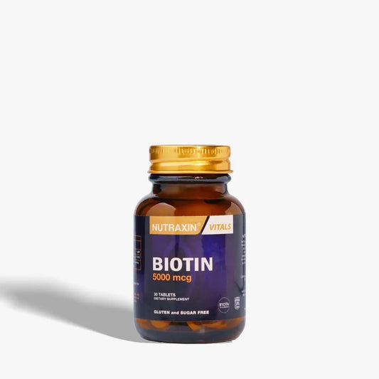 Nutraxin Biotin Tablets 5000 mcg