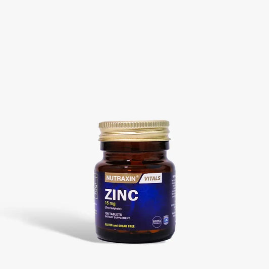 Nutraxin Zinc Sulphate Tablets 15 mg