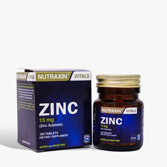 Nutraxin Zinc Sulphate Tablets 15 mg