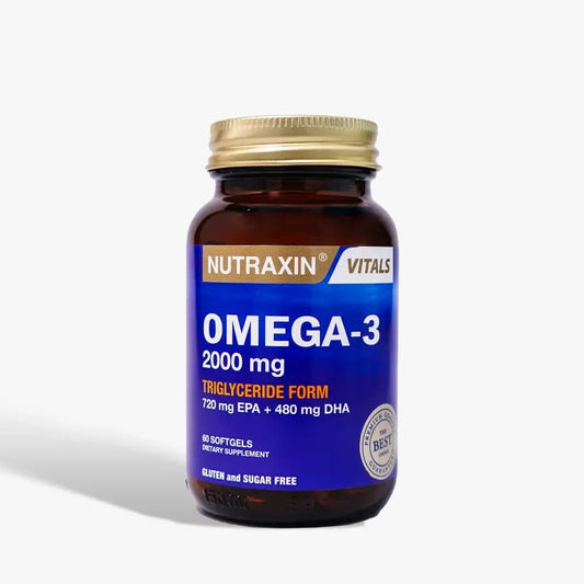 Nutraxin Omega-3 Fish Oil 2000mg Softgels 60s
