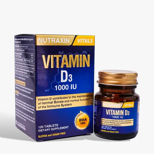 Nutraxin Vitamin D3 Tablets 1000 IU 120s