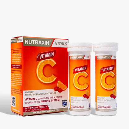 Nutraxin Vitamin-C Chewable Tablets 28s