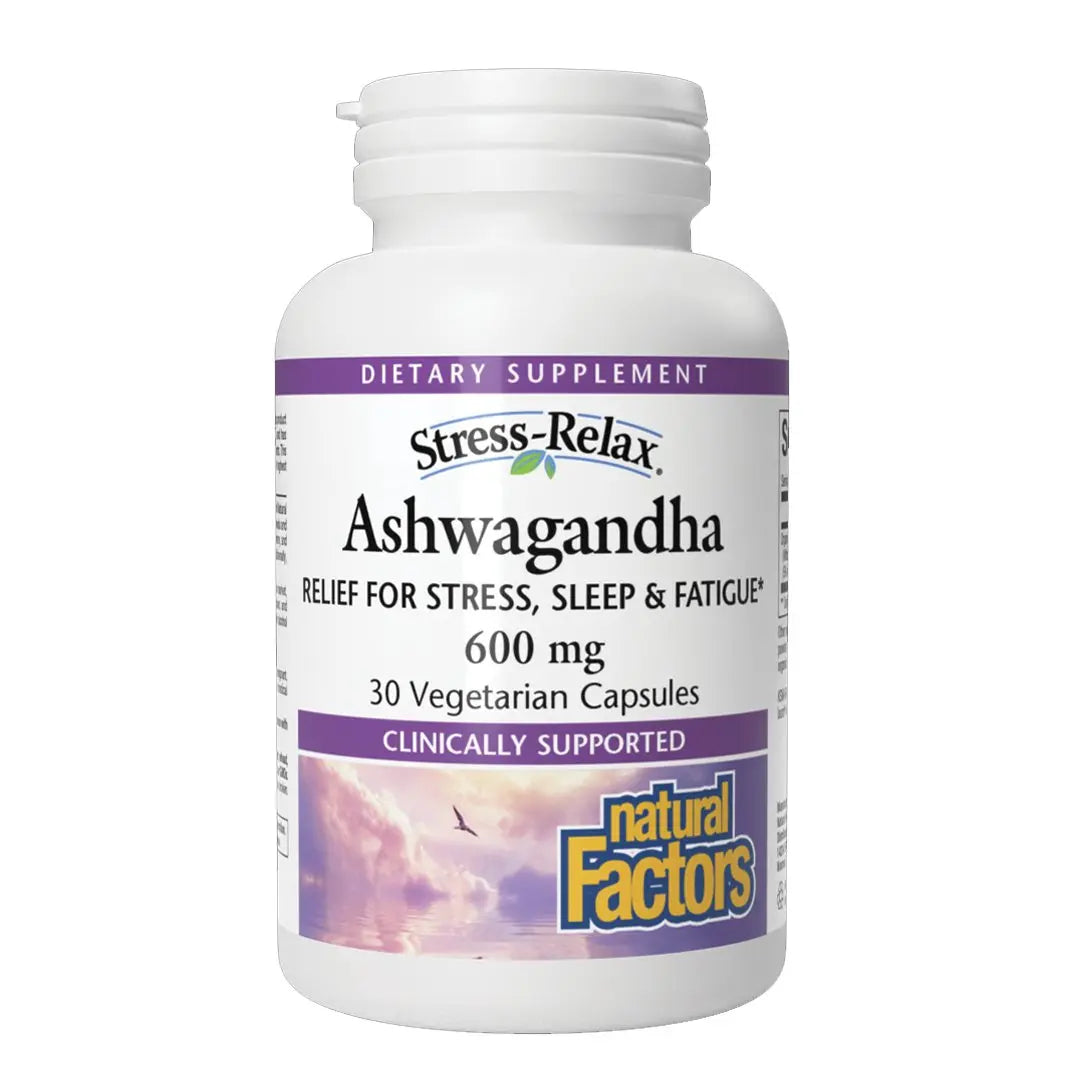 Natural Factors KSM-66 Ashwagandha 600mg, 30 Ct