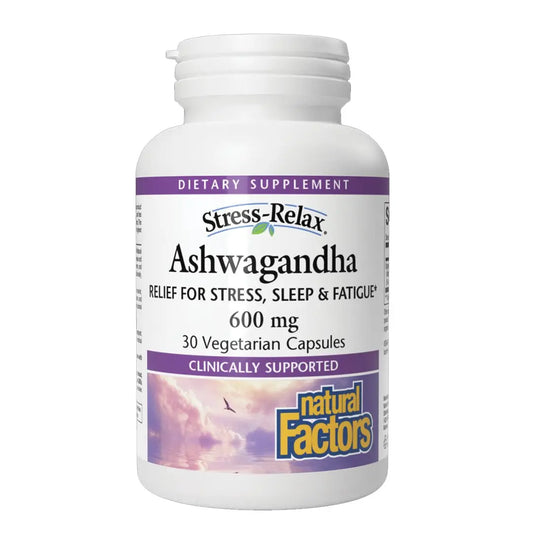 Natural Factors KSM-66 Ashwagandha 600mg, 30 Ct