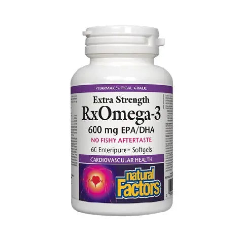 Natural Factors RxOmega-3 (Fish Oil), 60 Ct