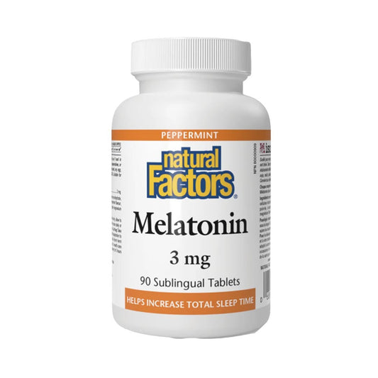Natural Factors Melatonin 3mg, 90 Ct