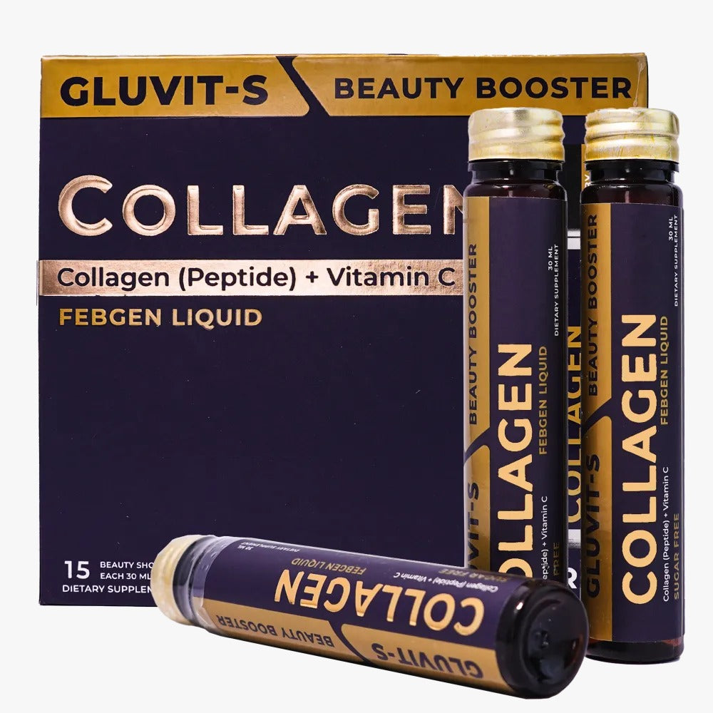 Gluvit-S Collagen Febgen Liquid | Oral Shots