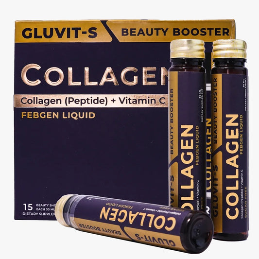 Gluvit-S Collagen Febgen Liquid | Oral Shots