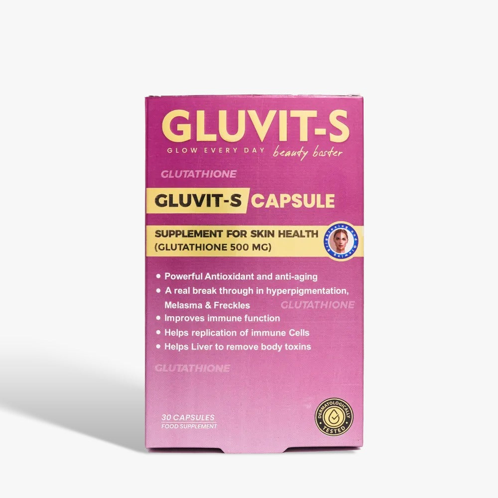 Gluvit-s Glutathione 500 mg 30 Capsules