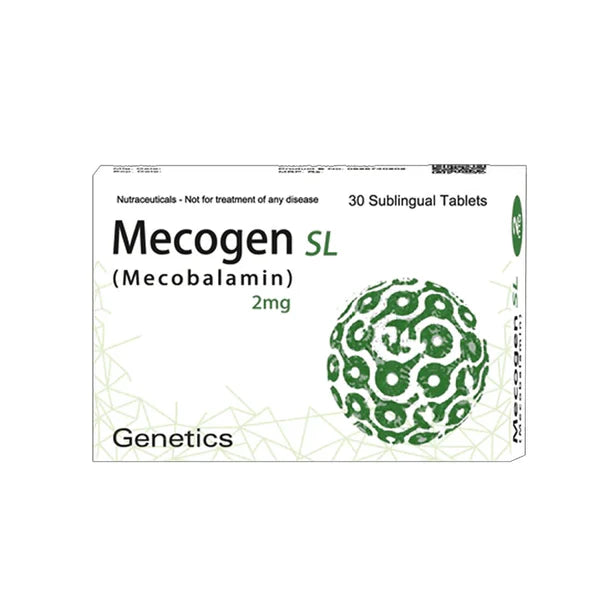 Genetics Mecogen SL (Mecobalamin 2mg), 30 Ct