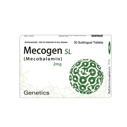 Genetics Mecogen SL (Mecobalamin 2mg), 30 Ct