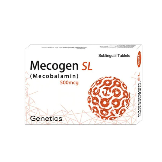 Genetics Mecogen SL (Mecobalamin 500mcg), 30 Ct