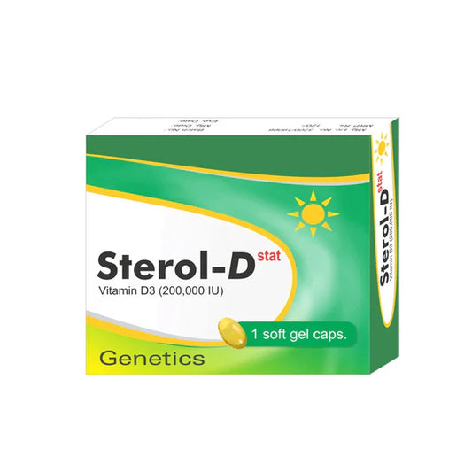 Genetics Sterol-D (Vitamin D3), 200,000 IU Regular