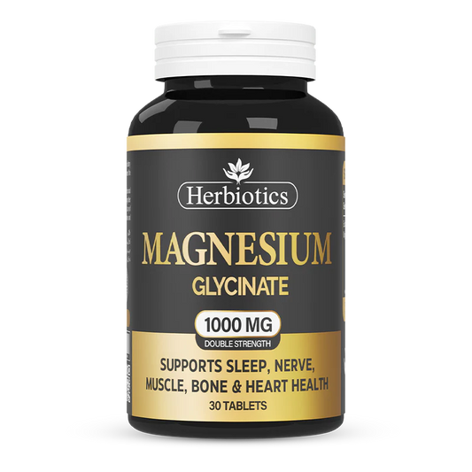 Magnesium Glycinate 1000mg (Double Strength) 30s